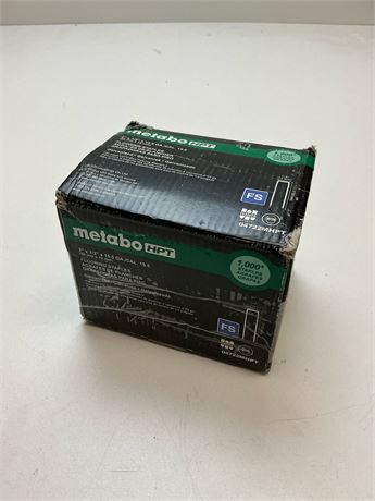 Agrafes de plancher Metabo HPT 15,5 ga – 1000 par boîte