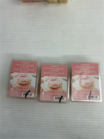 Cubes de cire parfumée, ensemble de 3