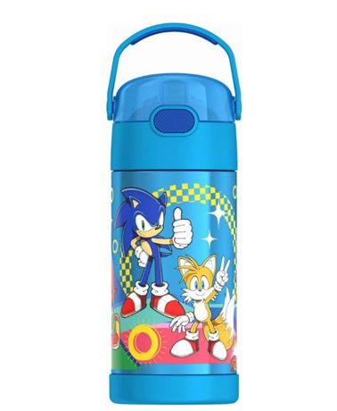 Bouteille Thermos enfants FUNtainer isolée paille rabattable 355 ml
