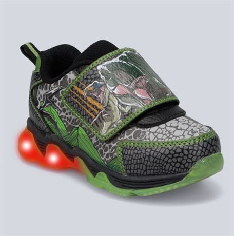 Soulier Jurassic World dinosaure illuminé garçon gr 7T