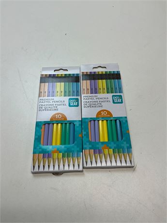 Crayons pastel premium Pen + Gear lot 2