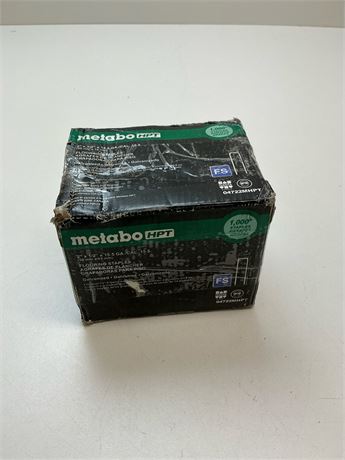 Agrafes plancher Metabo HPT 2 po 1000 par boîte