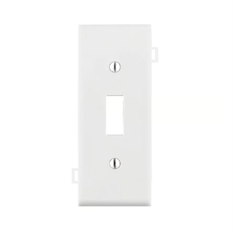 Plaque murale interrupteur blanche Leviton