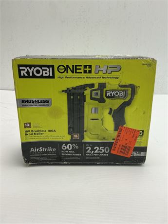Cloueuse RYOBI 18V AirStrike 18GA brushless (OUTIL SEUL)