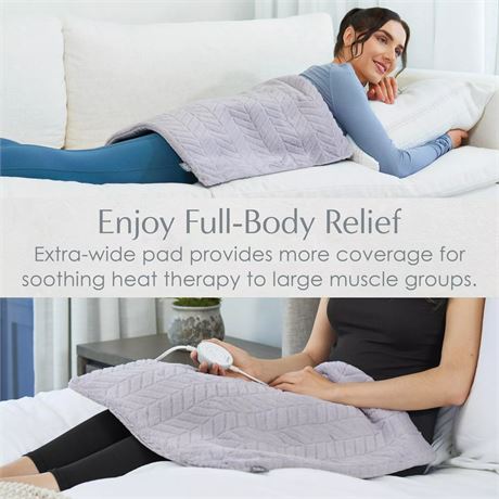 Coussin chauffant luxe ultra large Pure Enrichment PureRadiance