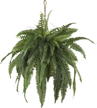 Plante artificielle fougère Boston suspendue Nearly Natural 22 po