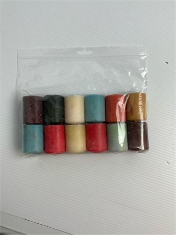 Lot bougies assorties (12)