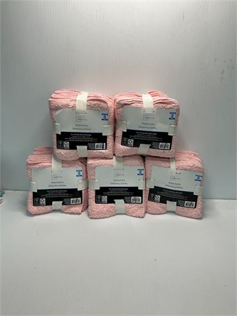 Lot de 5 (paquets de 8) débarbouillettes Mainstays 100 % coton