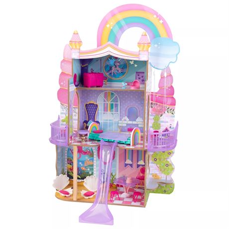 Maison poupée KidKraft Rainbow Dreamers licorne/sirène assemblage EZ Kraft