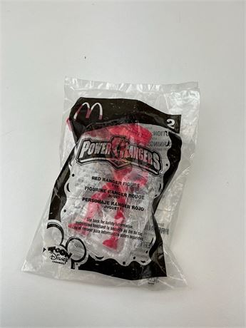 Jouet Power Ranger rouge McDonald's #2 NIP