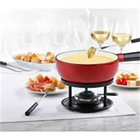 Trudeau — Ensemble à fondue au fromage en fonte – 10 pièces
