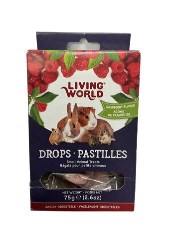 Friandises pour petits animaux Living World framboise 75 g