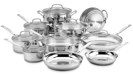 Ens. Cuisinart Chef's Classic inox 17 pièces