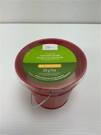 Bougie citronnelle Mainstays en seau 5 po