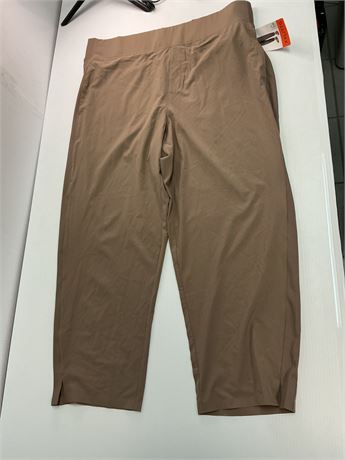 Pantalon 3/4 brun femme Kirkland XXL