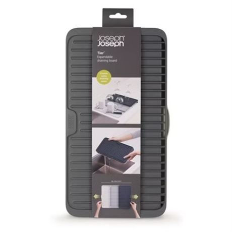 À NETTOYER - Tapis égouttoir extensible Joseph Joseph Tier - gris