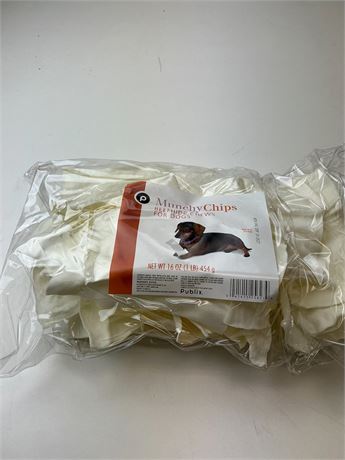 MunchyChips – mâchouilles en cuir brut pour chiens