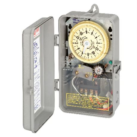 Minuterie irrigation piscine Intermatic int/ext 240 V grise