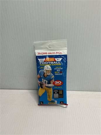 PAQUET OUVERT - 1 paquet SCORE NFL Football 2024 VALUE Fat Pack 30 cartes/paquet