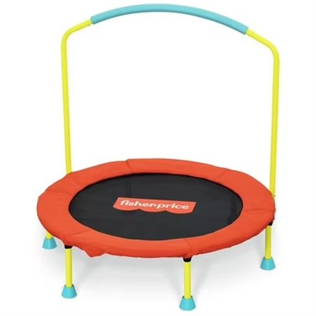 Trampoline intérieur rond Fisher-Price WonderJump 36 po multicolore