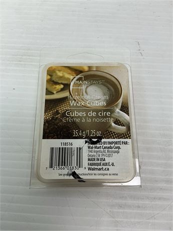 LOT DE 5 - Cubes cire parfumée Mainstays Hazelnut Cream (ensemble de 5)