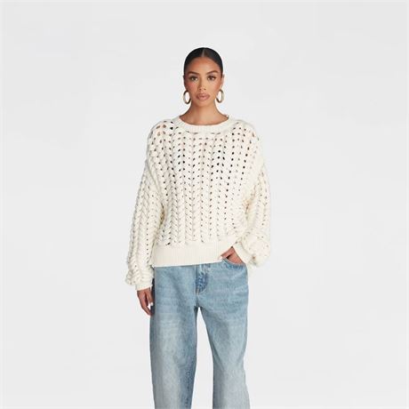 L - Chandail femmes KBB by KAHLANA tricot épais col rond