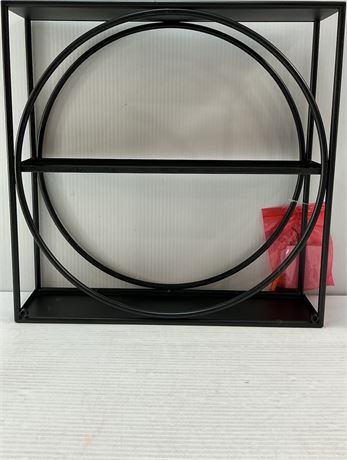 Tablette murale en métal Hometrends 16 x 4 x 16 po