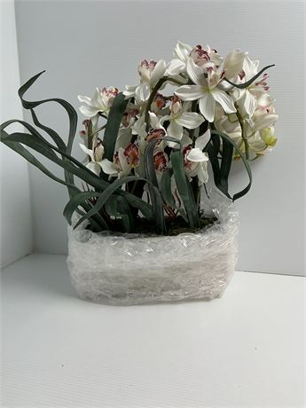 Fleurs décoratives en plastique