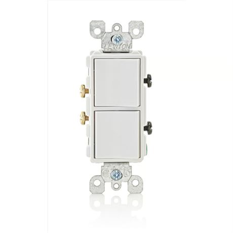 Interrupteur Leviton Decora 15A blanc