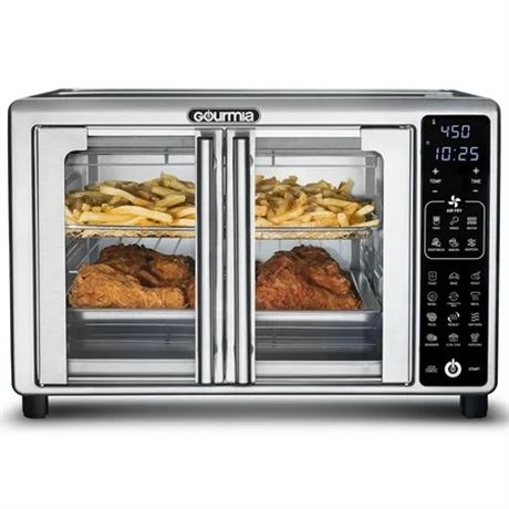 Four grille-pain air fryer Gourmia 6 tranches