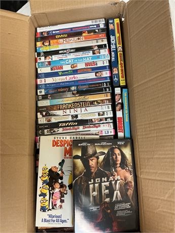 Lot de 40 DVD films mixtes