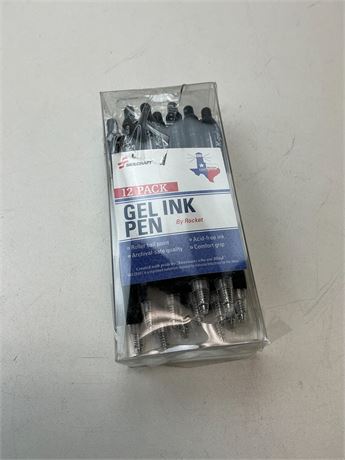 Stylos à encre gel lot de 12