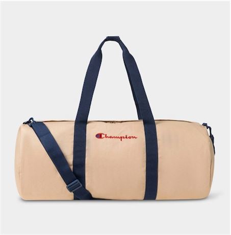 Sac polochon toile délavée Champion 24 po - havane/marine