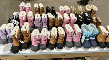 Lot de 20 bottes pour enfants