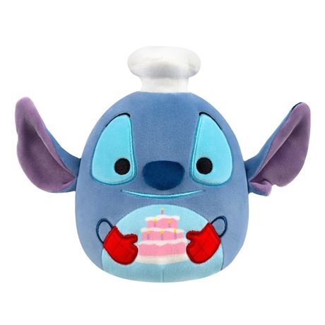Peluche Squishmallow Jazwares Disney Stitch toque de chef et gâteau 2025