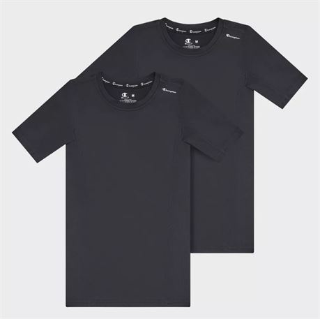 Champion paquet 2 t-shirts compression manches courtes YOUTH XL