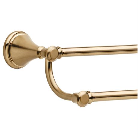 Barre porte-serviettes double Delta Cassidy 24 po bronze champagne