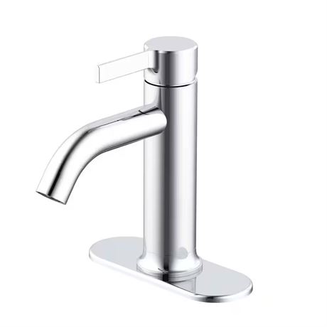 Robinet de lavabo Ryden 1 poignée 1 trou chrome