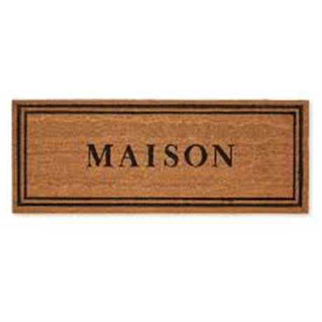Paillasson en coco FRAÎCHE Spring Maison 18 x 47 po