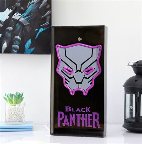 VOIR DERRIÈRE - Lampe néon DEL Black Panther