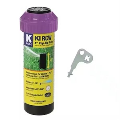 Arroseur escamotable K1 ajustable 4 po RCW à engrenages
