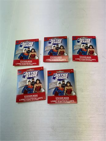 100 Autocollants DC Justice League lot 5 paquets