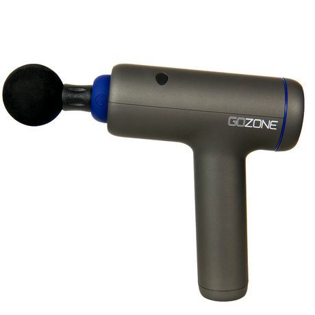 Pistolet de massage Gozone avec étui noir et bleu