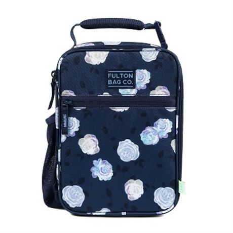 Sac à lunch debout Fulton Bag Co. - floral minuit