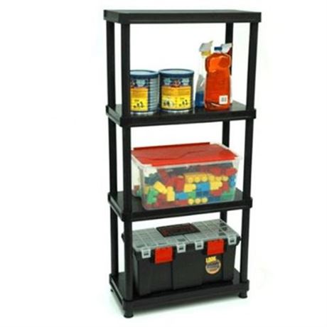 Étagère plastique Ramtuff 4 niveaux 12 x 24 x 51.8 po