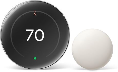 Thermostat Google Nest Learning (4e gén.) avec capteur