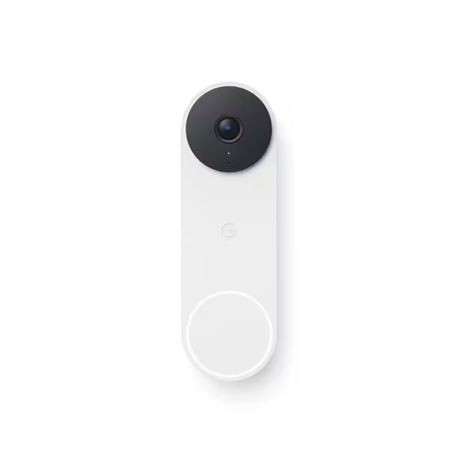 Sonnette vidéo Google Nest filaire 3e gén. Wi-Fi blanc neige