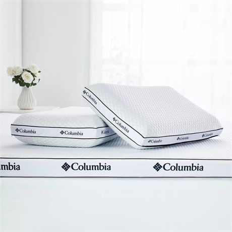 1 Oreiller mousse mémoire Columbia Super Cool Comfort