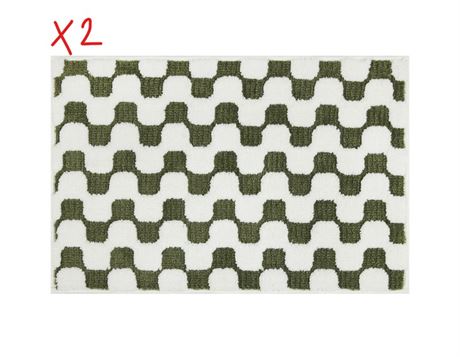LOT DE 2 - Tapis de bain Mainstays 16 x 24 po