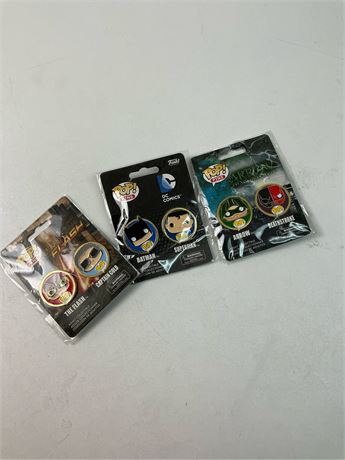 Ensemble de broches Funko Pop! DC Comics – Arrow, Deathstroke et Flash